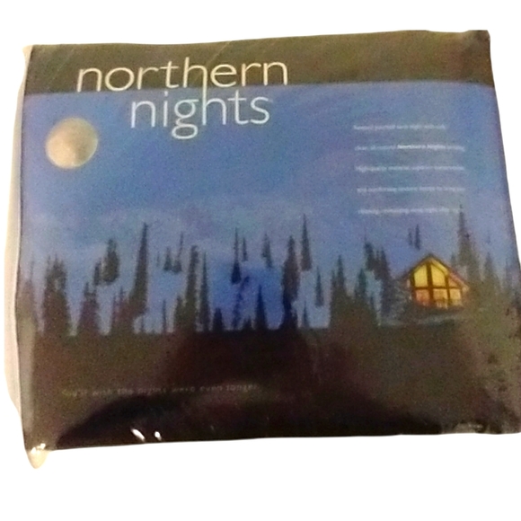 Vintage Northern Nights Cal. King Sheet Set NWT - Picture 3 of 7